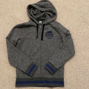 Roots Canada fleece hoodie jacket